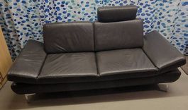 Echt Ledersofa  2 Sitzer   2 Stück