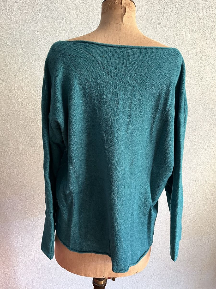Pullover & Sweatshirts: Pull turquoise en V  – Neu (gemäss Beschreibung) aus Genève von ct_fqr8 1