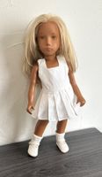 Weisses Kleid für Sasha Puppe Puppenkleid