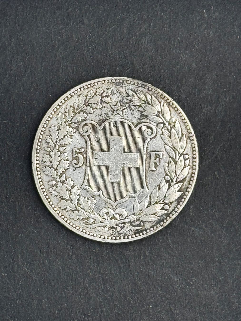 Tutti le monete: 5 Franken 1891 B Silber – Usato da Oberwil (Dägerlen) venduto da Kurkuma 1