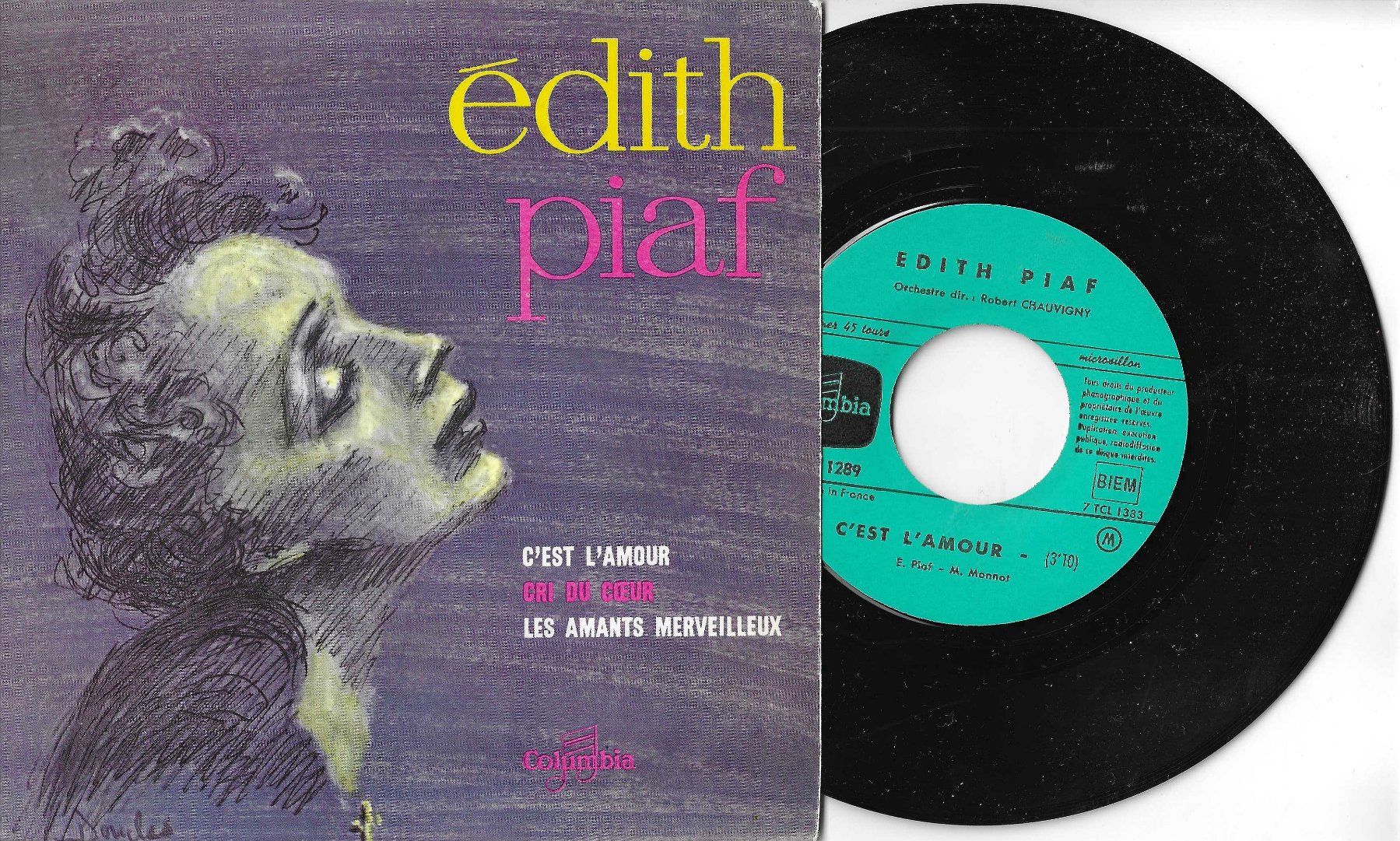 Dischi in vinile: Edith Piaf EP - C'est l'amour – Usato da Savagnier venduto da Ne2065