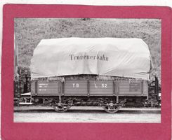 Repro  Tombereau L 52 en gare de Trogen   Bahn