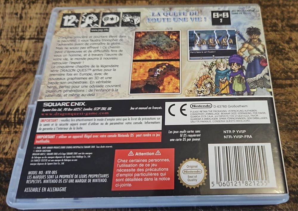 Dragon Quest La Fiancée Céleste VF - Complet Sur DS/2DS/3DS - Jeu Nintendo En Bon état