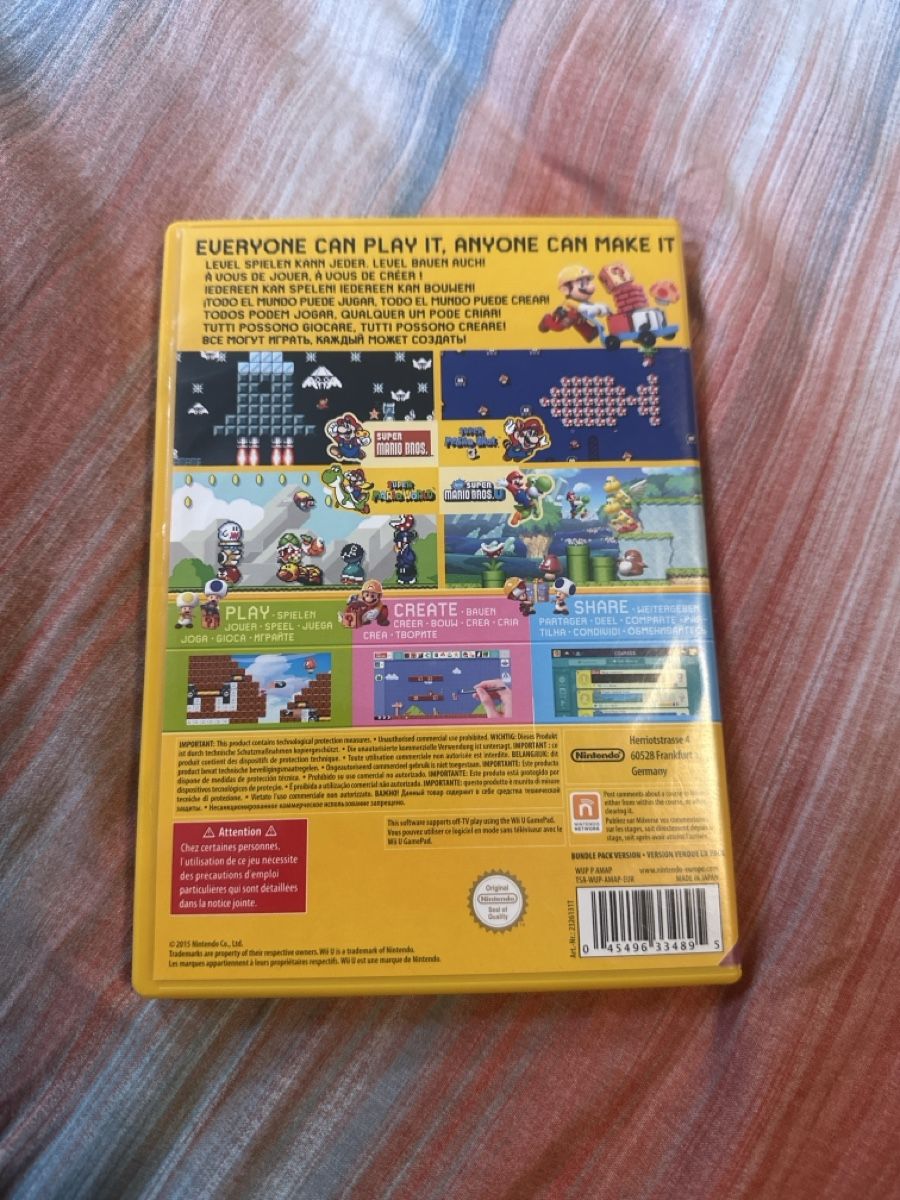 Nintendo Spiele: Mario Maker für Wii U – Gebraucht aus Mellingen von fra_6cjl 1