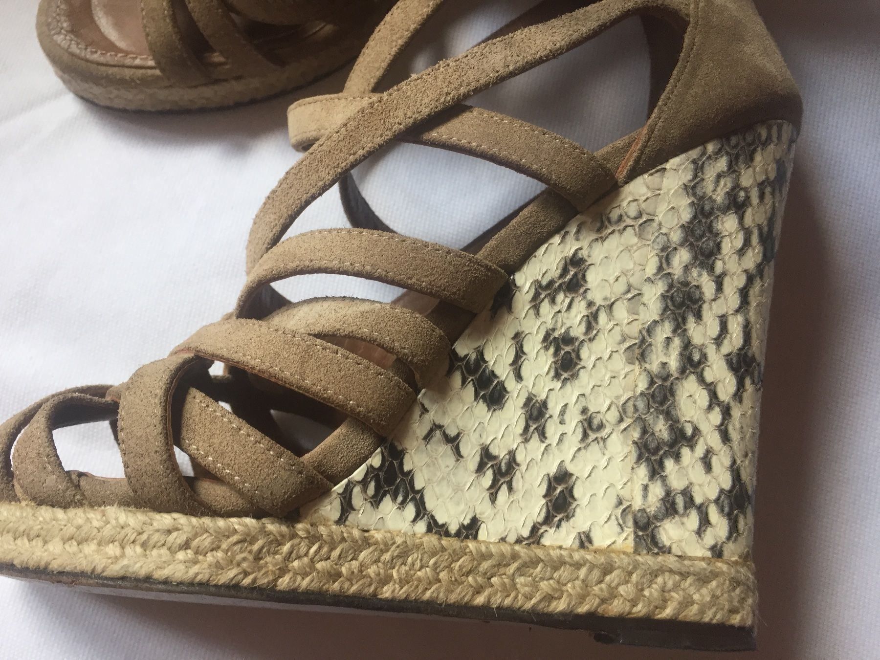 Scarpe da donna: Barbara Bui Python sandals / wedges (39) – Usato da Zug venduto da Nat.yushkevich 6