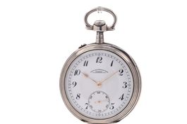Original Glashütte Taschenuhr Goldanker und Ankerrad 800 AG