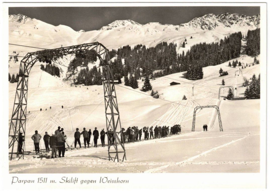 Cartoline postali: Parpan - Skilift Heimberg – Usato da Binningen venduto da Mountainrider