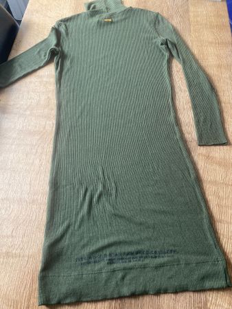 G-STAR KLEID GR.XS/S Schlauchkleid Strickkleid dkl‘grün