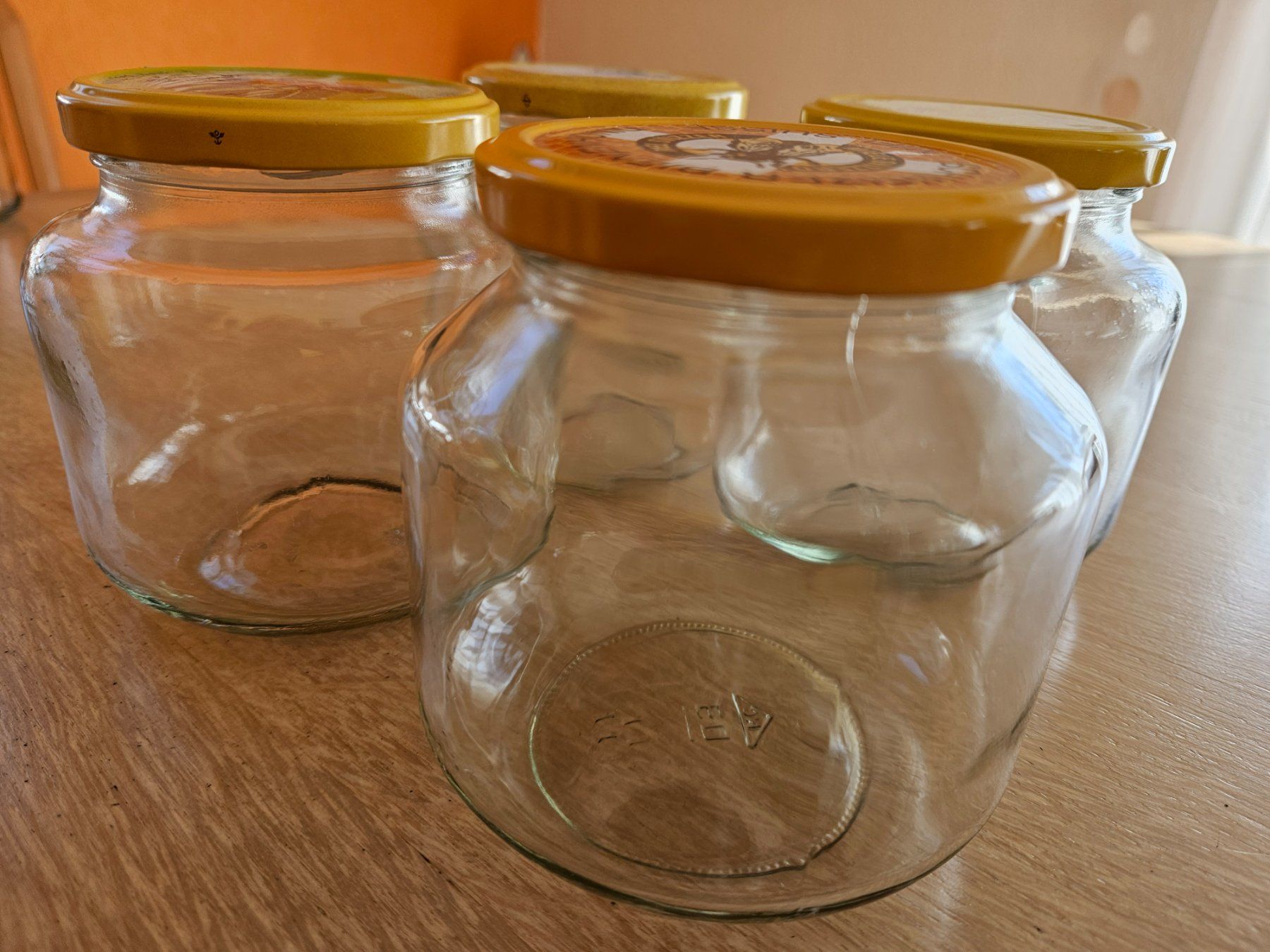Behälter & Ähnliches: Vier gebrauchte "Honig"gläser – Gebraucht aus Boswil von Pjatla 2
