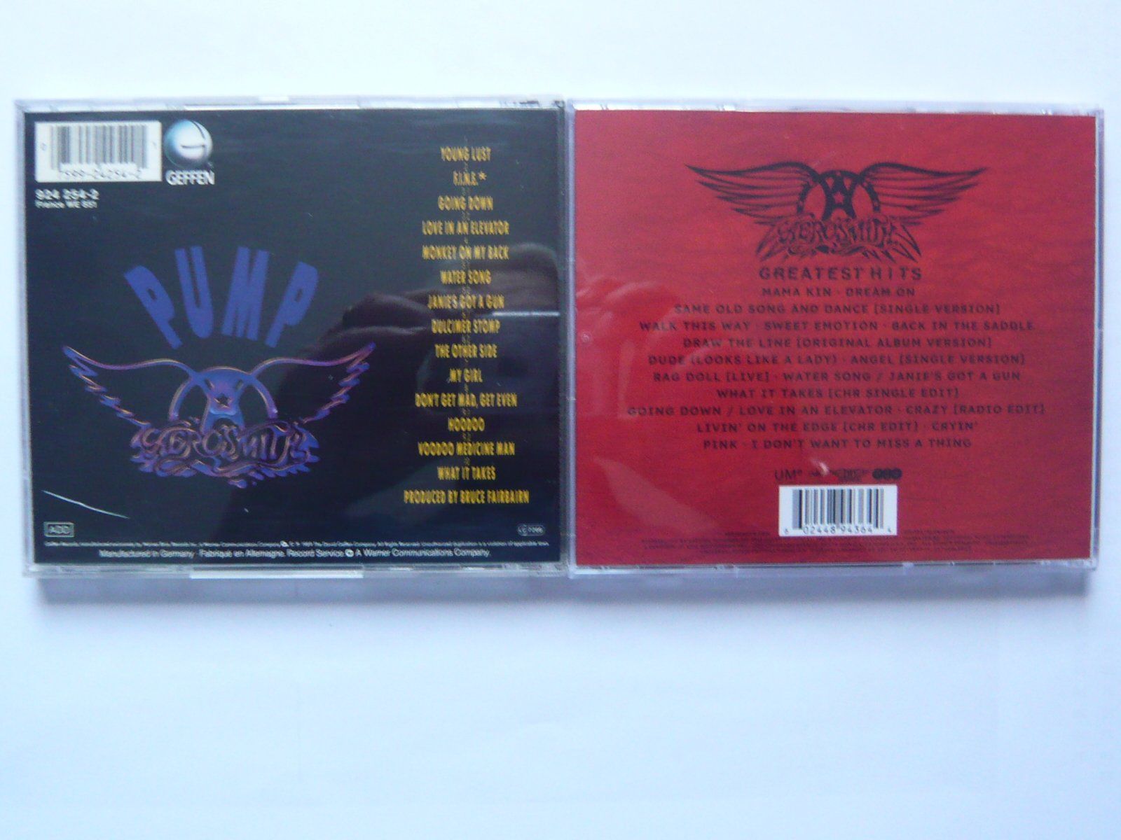 CD: 2CD AEROSMITH Pump & Greatest Hits – Usato da Winterthur venduto da Cajun 1