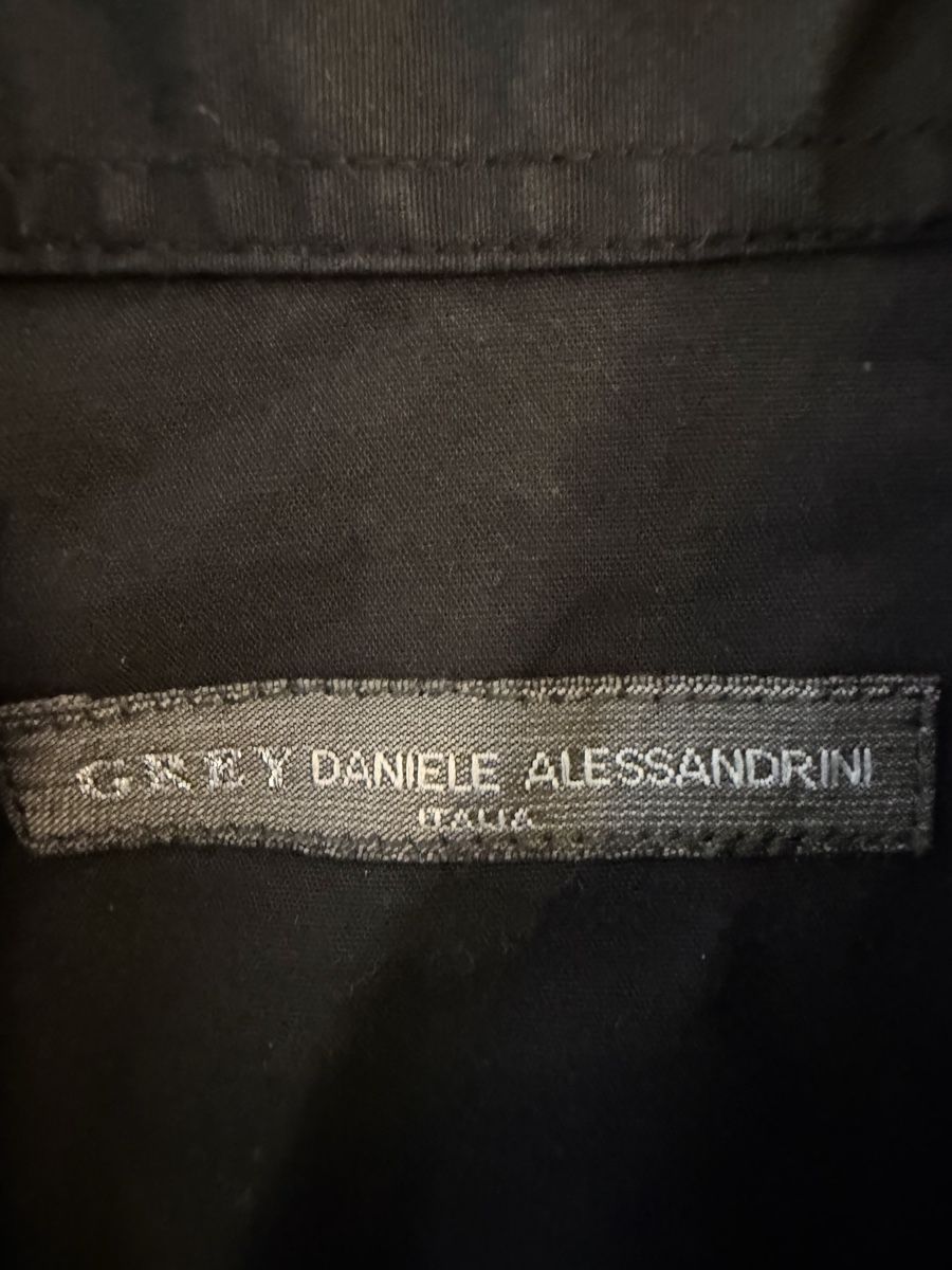 Camicie: Camicia uomo GREY DANIELE ALESSANDRINI nera taglia 40 – Usato da Lugano venduto da can_xdd8 4