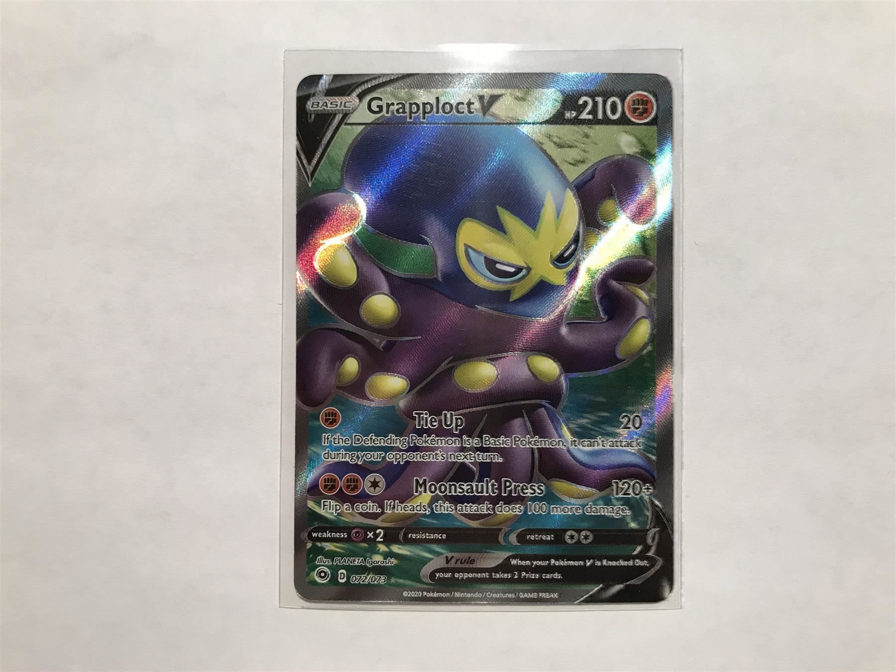 Pokémon Carte collezionabili: Grapploct V FullArt – Nuovo (secondo la descrizione) da Hagendorn venduto da Pokecollectorch