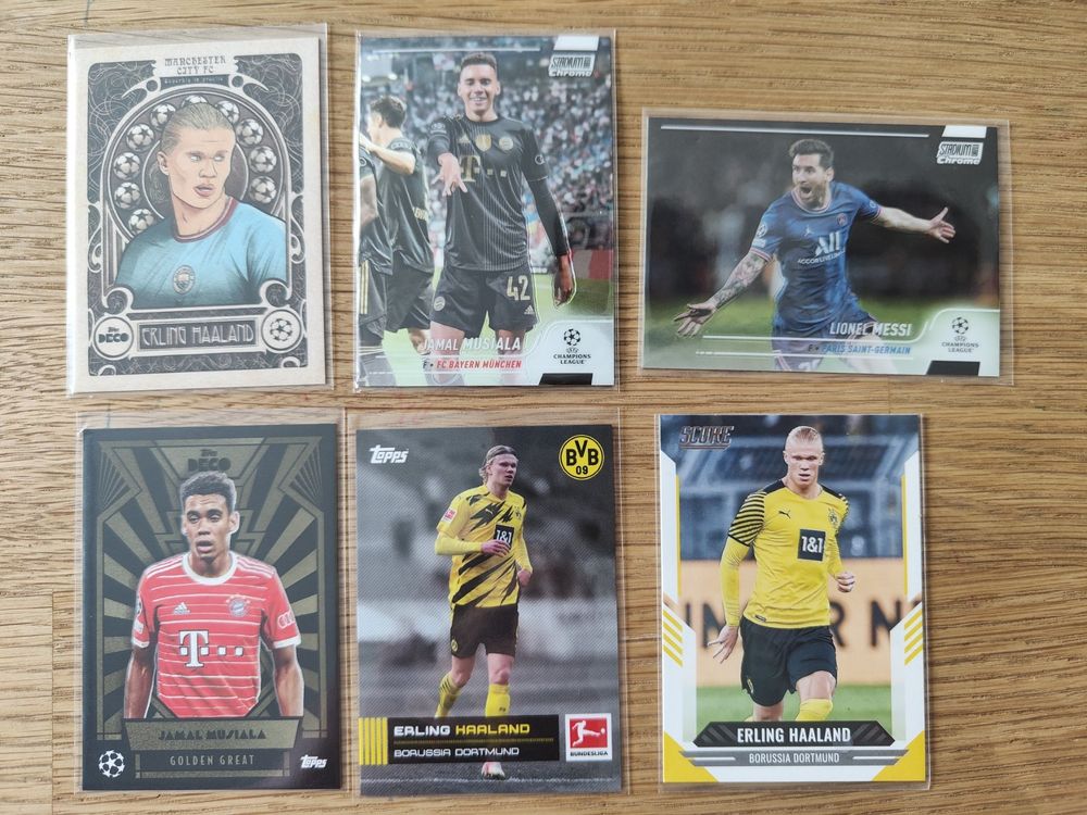 Topps Panini Top Stars Haaland Musiala Messi | Kaufen auf Ricardo