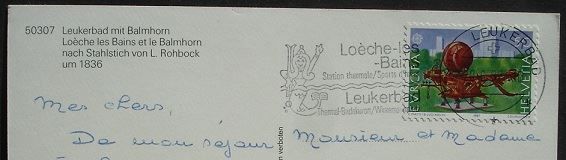 Ansichtskarten: LEUKERBAD Landwirtschaft – Gebraucht aus Jona von philajona 1