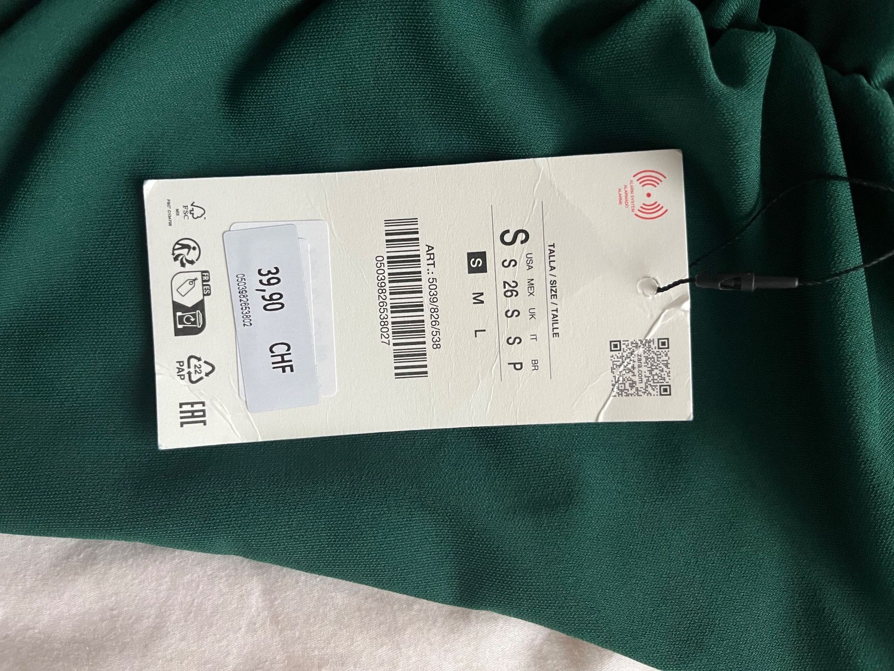 Zara Vestiti: Zara Langes Neckholder-Kleid mit Raffungen – Nuovo e nell'imballaggio originale da Basel venduto da rey_d2s7 5