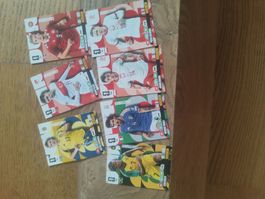 Panini Fussballkarten Sammler Konvolut guter Zustand