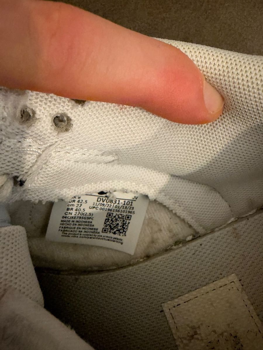 Nike Herrenschuhe: Nike Dunk low weiss/hellblau  – Gebraucht aus Zürich von aninaast 4