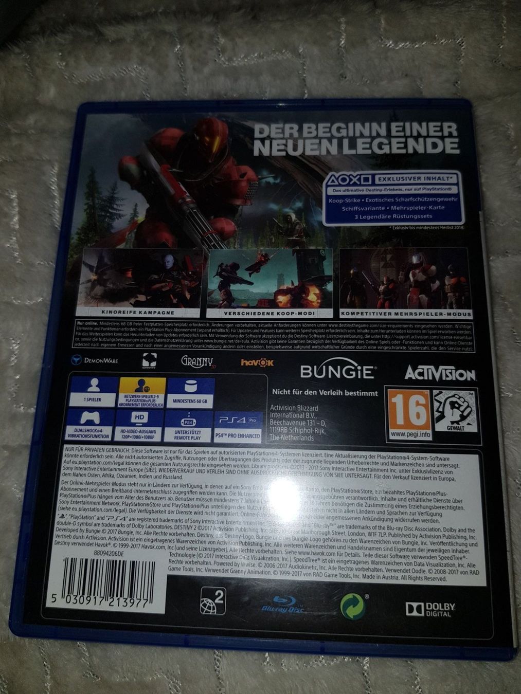 Sony Spiele: Destiny 2 für Ps4 – Gebraucht aus Emmenbrücke von prisan_LU 1
