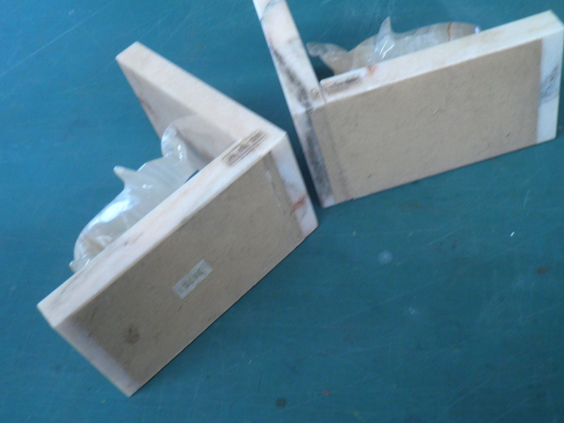 Sonstige Dekorationen & Accessoires: Buchstützen aus Alabaster – Gebraucht aus Rohrbach von chri2009 2