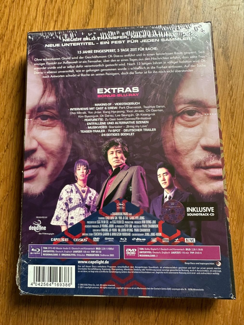 Tous les DVDs: Oldboy Mediabook, DVD, Bluray OVP – Neuf avec emballage d'origine à Benken ZH par Audi-erich 1