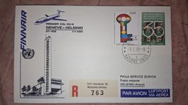 Swissair Geneve - Helsinki 07.01.1981