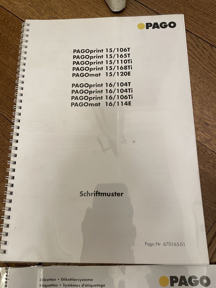 Stampanti: PAGOptiprint 16/104 Ti Ettikettendrucker – Usato da Gelterkinden venduto da highfligh 3