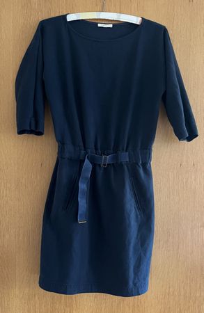 Sessun Dress Navy Blue with Belt Size M Ready for 🍁 
