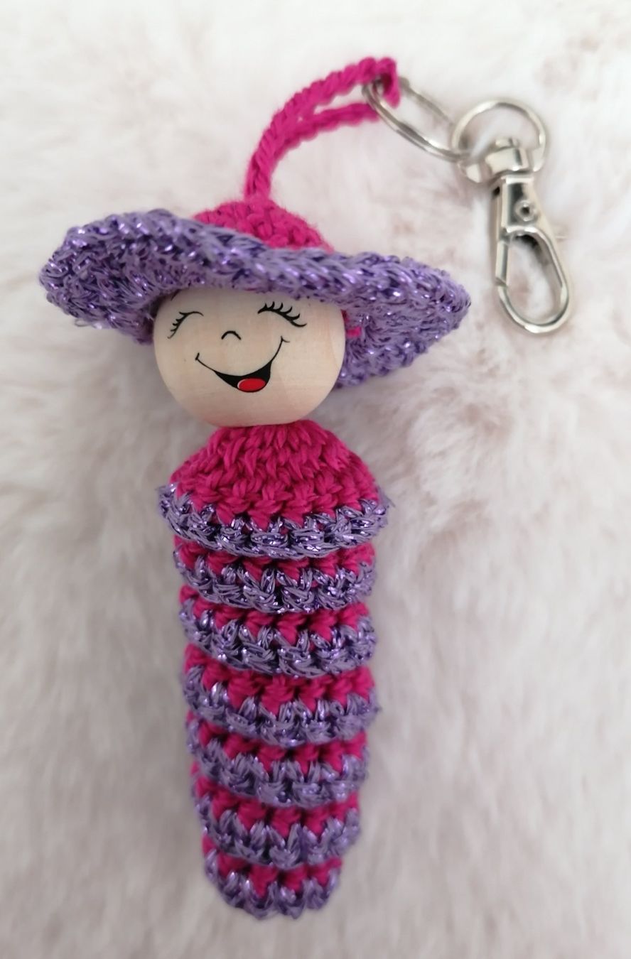 Tutte le decorazioni: Handgemacht Glückswürmchen 6 Stück Pink – Nuovo e nell'imballaggio originale da Rümlang venduto da TRICE67 2