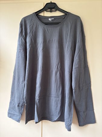 Langarmshirt Herren dunkelgrau Grösse L
