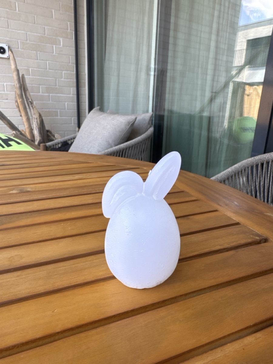 Candele: Kerze Hase weiss neu ungebraucht  – Nuovo (secondo la descrizione) da Bremgarten AG venduto da val_ch