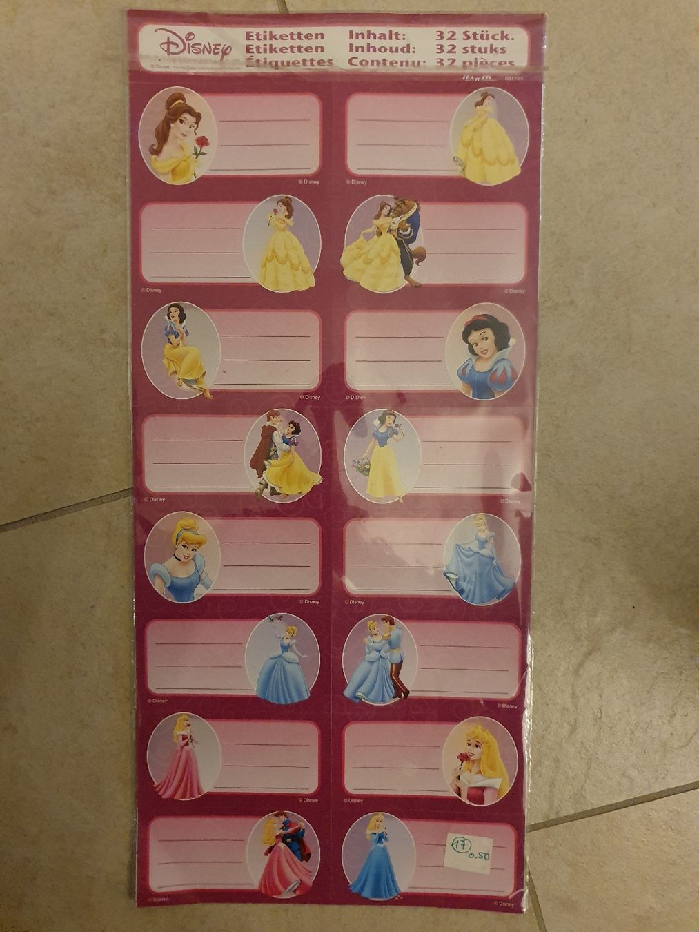 Sticker: Disney-Etiketten – Nuovo e nell'imballaggio originale da Liestal venduto da piperpa