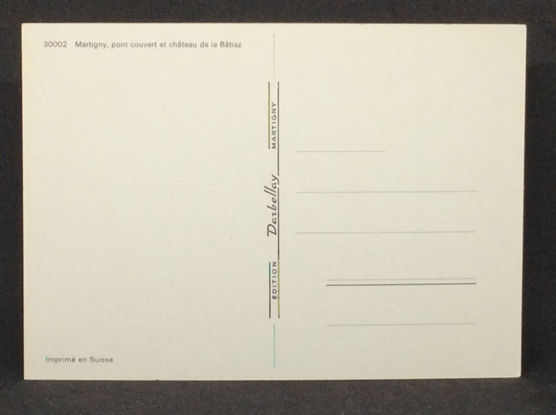 Cartoline postali: Martigny, Pont couvert et Château ... – Usato da Widnau venduto da Brusi9 1