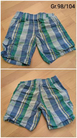 Kurze Hosen kariert Grösse 98/104