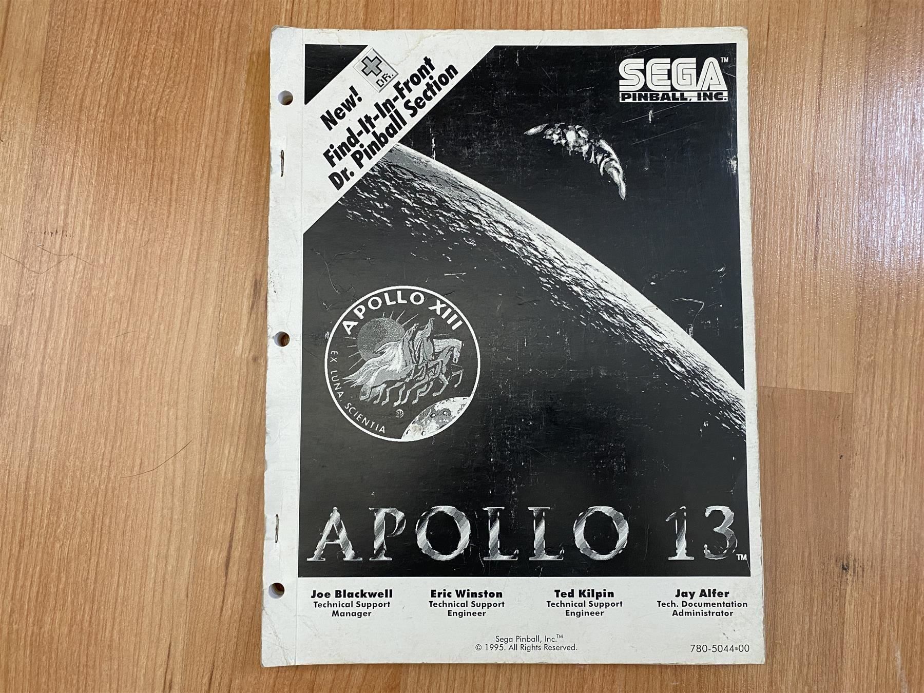 Flipper: Original Flipper Handbuch Apollo 13 – Usato da St.Gallen venduto da kingsamas