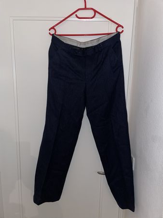 Elegante Herren Anzugshose Gr. 50 Nadelstreifen