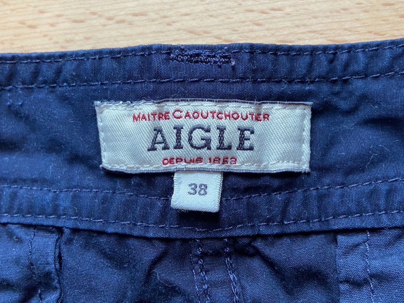 Pantaloni: Bermuda AIGLE bleu taille 38 Homme – Usato da Veyrier venduto da Leilazizou 4