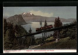 Rigibahn, Schnurtobelbrücke und Pilatus