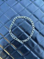 Armband Figaro aus Edelstahl Silberfarben Modeschmuck