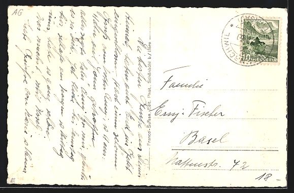 Cartoline postali: AK Jonen, Kapelle Jonental – Usato da Berlin venduto da bartko-reher 1