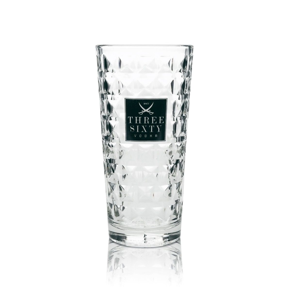 Bevande alcoliche: Three Sixty Vodka mit Longdrinkglas 0,7l – Nuovo e nell'imballaggio originale da Bülach venduto da RockBottomOffTheRamp 4