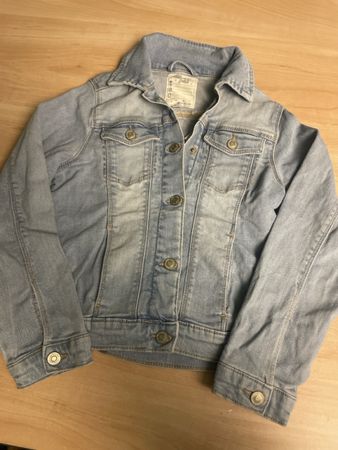 Stretch Jeansjacke Vertbaudet hellblau Gr. 134