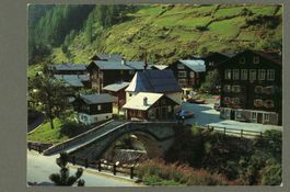 AK color Binn VS alte Brücke, Dorfplatz ≈ 1983 