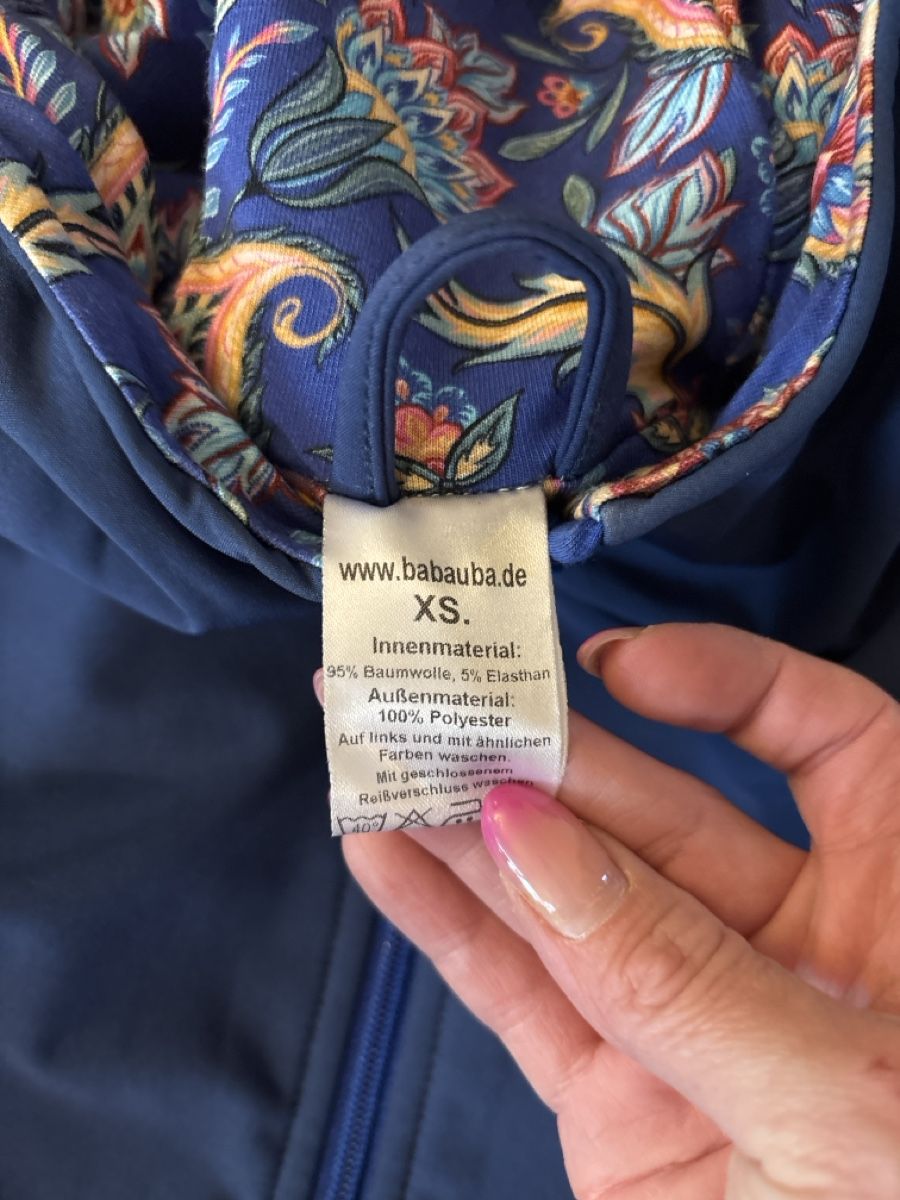 Jacken: Babauba Softshelljacke blau gemustert Grösse XS – Neu (gemäss Beschreibung) aus Rünenberg von ZwergLi100 3