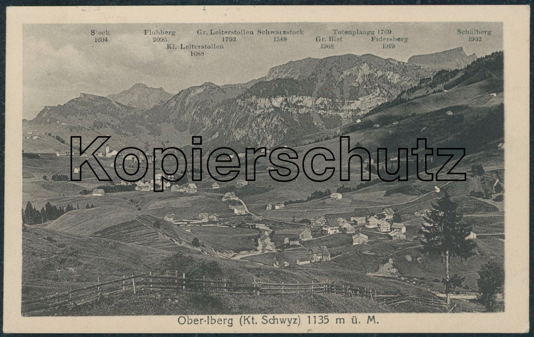 Ansichtskarten: SZ Oberiberg – Gebraucht aus Schindellegi von masutka7