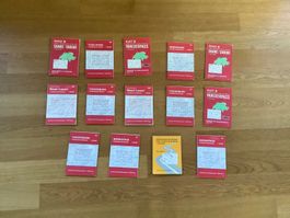 14 Land und Strassenkarten der Schweiz im Massstab 1:100‘000