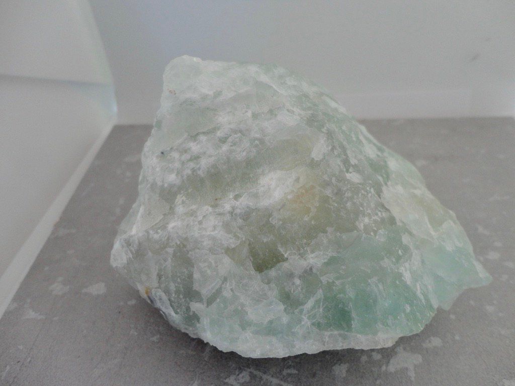 Minerali & Pietre curative: Fluorit grün roh Heilstein – Nuovo (secondo la descrizione) da Biberist venduto da Steine 1