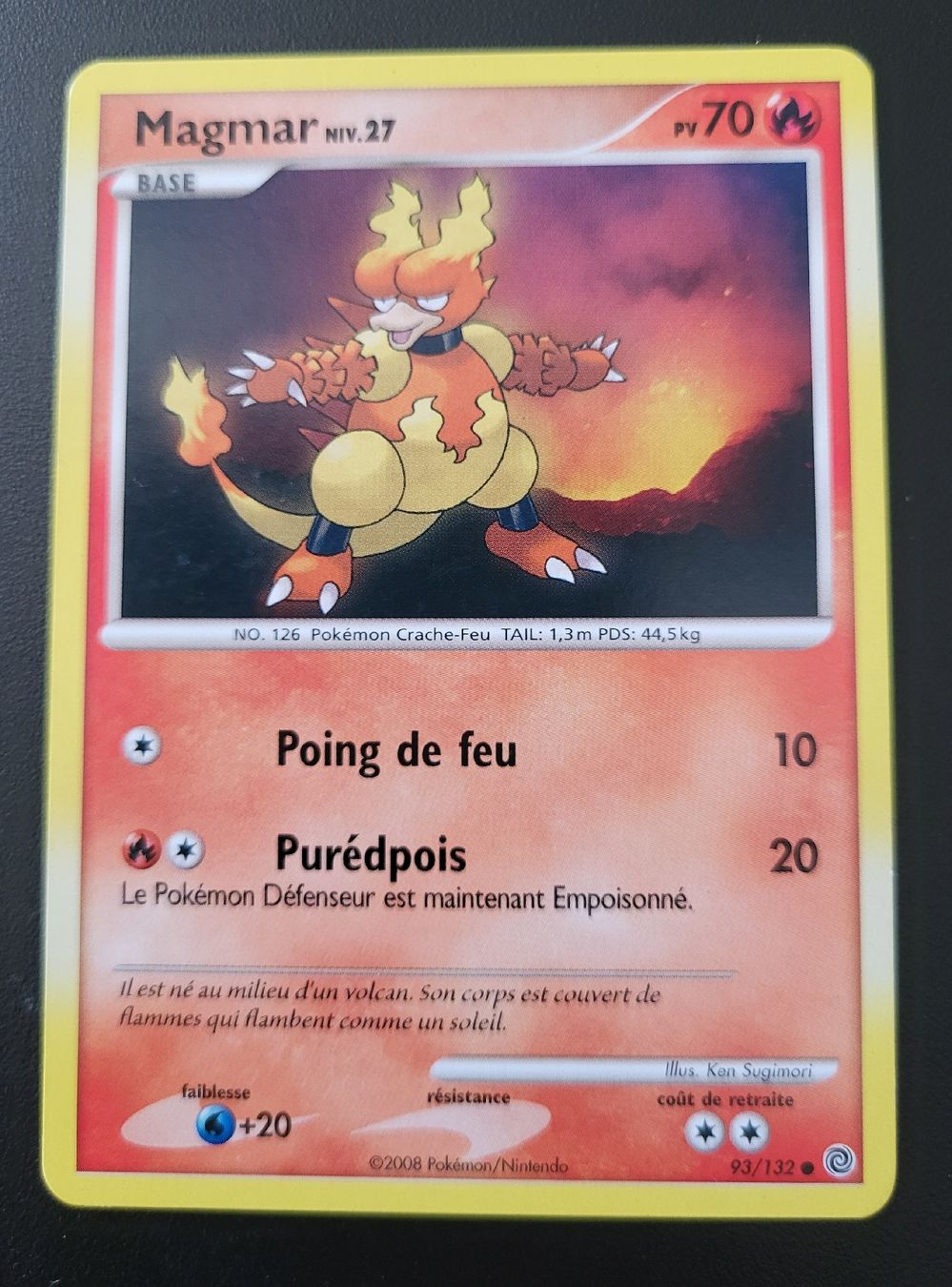 Pokémon Carte collezionabili: Magmar Merveilles secrètes FR – Nuovo (secondo la descrizione) da St-Sulpice VD venduto da cel_ysf7