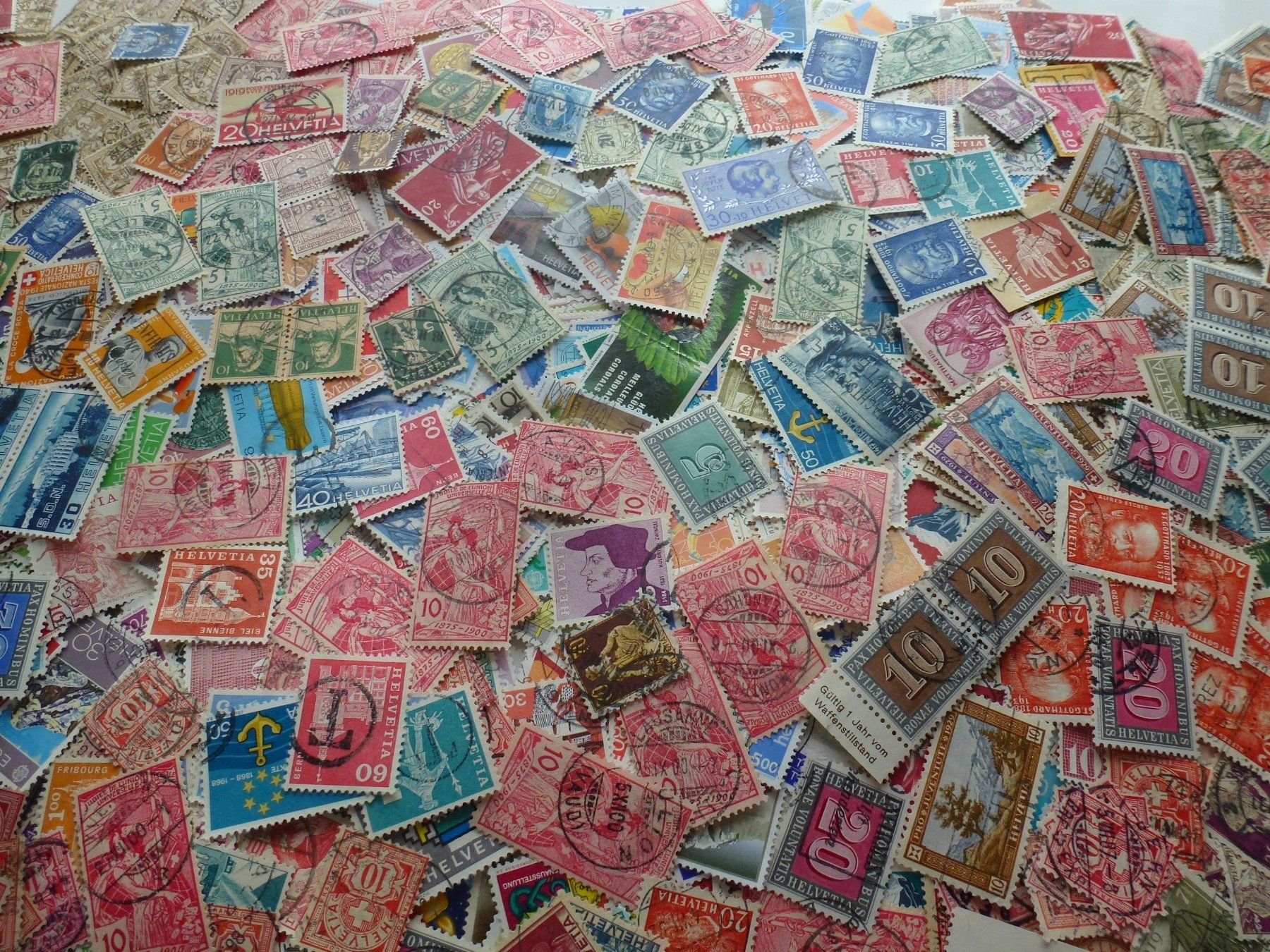 Alle Briefmarken: ++X-Tausend Briefmarken Schweiz ab Strubel – Gebraucht aus Walkringen von Casablanca777 6