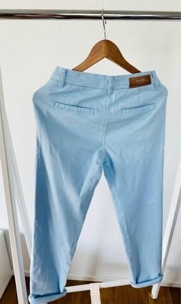 Mos mosh Pantaloni: Mos Mosh Hose Chino Celeste Hellblau Groesse 24 Neu – Nuovo e nell'imballaggio originale da Meggen venduto da AuDa17 5