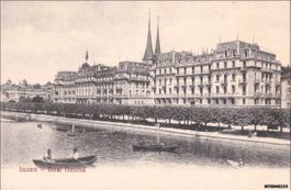 Luzern // Hotel National ca. 1910 // Sommer